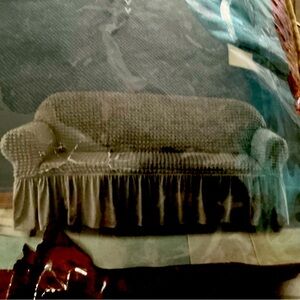 NIP Elegant RUST color 3 cushion Sofa Cover